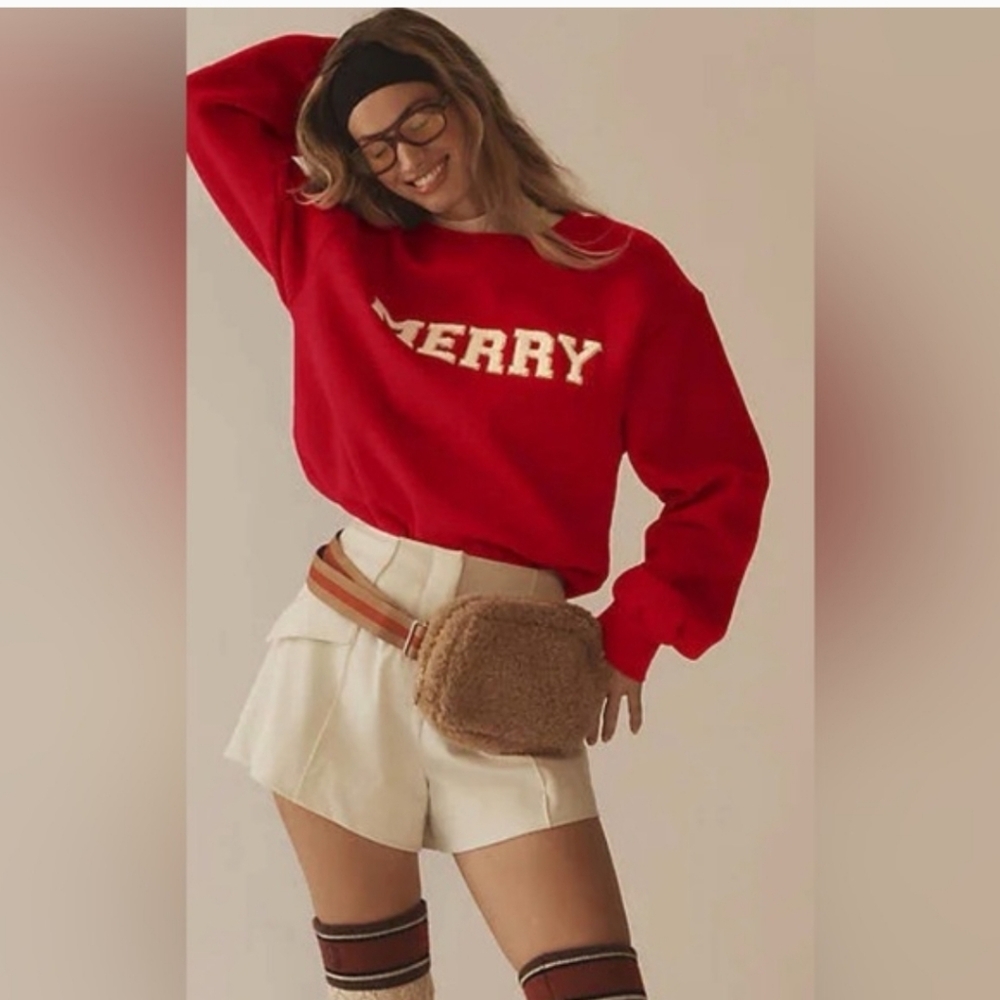 Anthropologie Sherpa Belt Bag